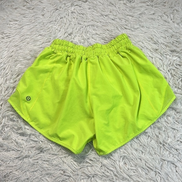 Lululemon Hotty Hot Short II *Long 4" Highlight Yellow - Picture 6 of 7